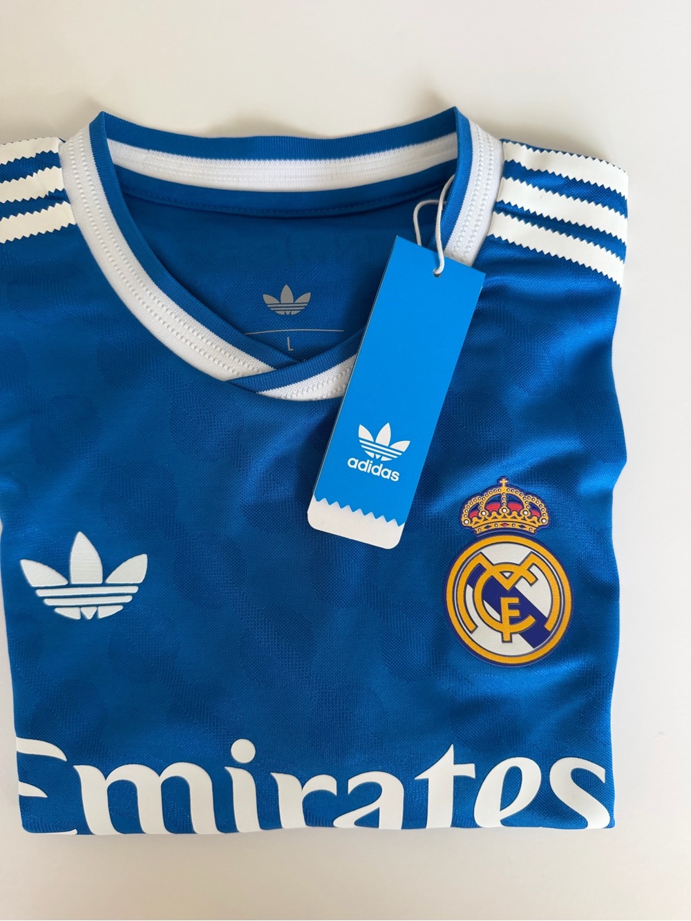 Adidas Real Madrid Official Soccer Jersey – Size L (Brand New with Tags)